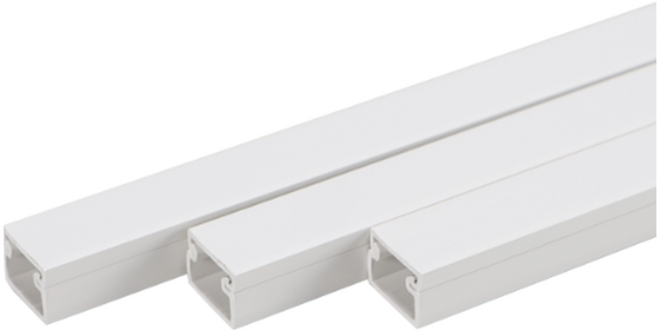 구미LED조명 사각몰드1호 백색 1M 2P 전선몰딩 쫄대, 1호(2개)