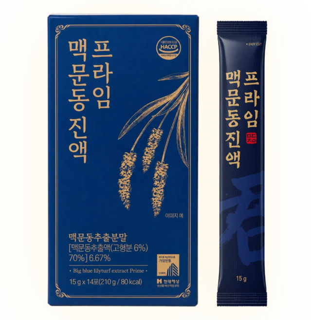 국산 볶은 맥문동 진액 100% 볶음, 14개, 15ml