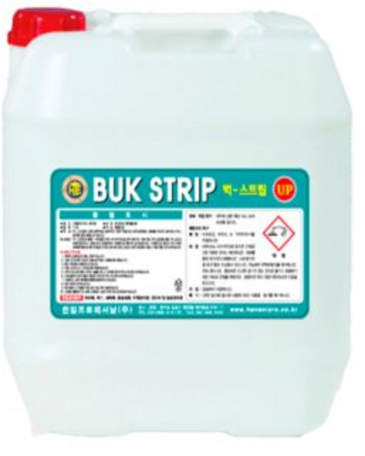 태즈컴퍼니 벅 스트립 18.75L 바닥왁스 박리제 사무실 학교 바닥청소 마루보수, 1