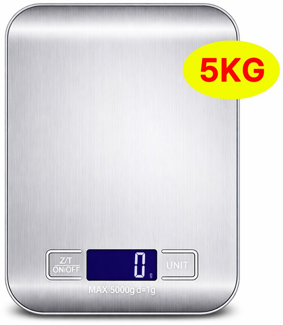 센스팟 디지털 주방 전자저울 5kg, 1개, S화이트