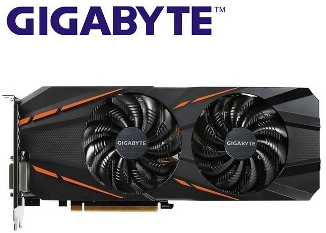 기가 바이트 그래픽 카드 GTX 1060 G1 게임용 3GB 비디오 gpu지도 nVIDIA Geforce GTX1060 192Bit 사용