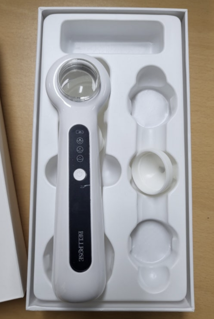 벨로즈 돋보기 피지 흡입기 제거기 / 피지제거 블랙헤드 피지압출기 피지관리, 화이트