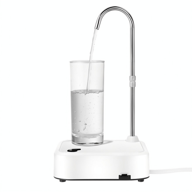 電動抽水器 桶裝水飲水機, 052託盤白, 1套, 52ml
