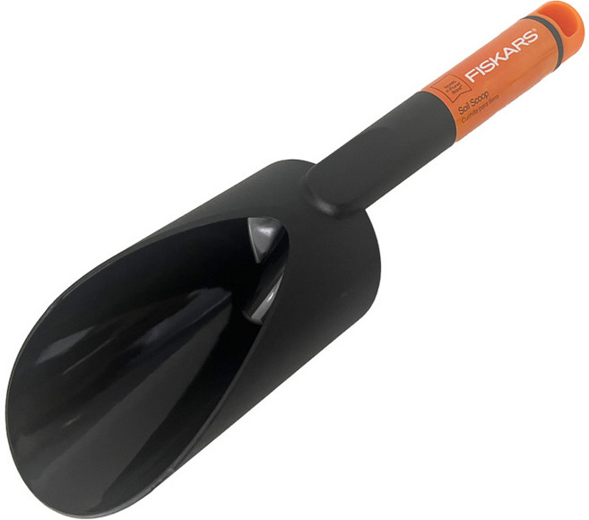 바우팜앤가든 피스카스 원형삽 7068 100S 나이글래스 FiberComp 녹 방지 우수한 내구성 텃밭 주말농장 원핸드 원예 도구 가드닝 흙삽 가벼운원형삽 농기구 핀란드 모종이식, 1개