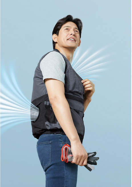 25년신형 지벤 선풍기 조끼 풀셋트 + 아아스팩 2개 남녀공용 지벤 에어 조끼 지벤 여름 작업복 지벤 작업복 조끼 지벤 쿨링 조끼 [팬/리모컨/밧데리 개별구매가능]