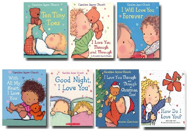 Caroline Jayne Church Collection 캐롤라인 제인 처치 원서 보드북 7종 세트 (StoryPlus 음원 QR코드 포함), Scholastic - 쿠팡