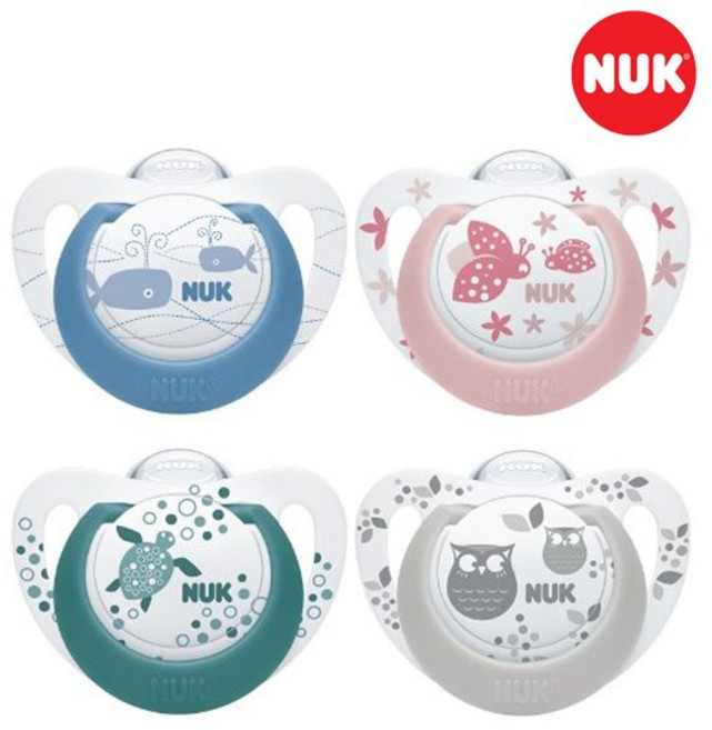 누크 new 지니어스 노리개젖꼭지 S1 S2 단계선택 / 누크 쪽쪽이 공갈젖꼭지, S-1, 핑크, 1개