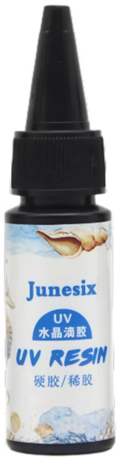 Junesix 熱縮片材料包 DIY手工吊墜掛件, 1個, UV硬膠（稀款）-25g