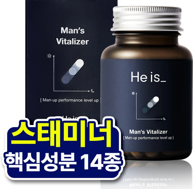 히이즈 맨즈 바이탈라이저 영양제, 60정, 1개 - 쿠팡