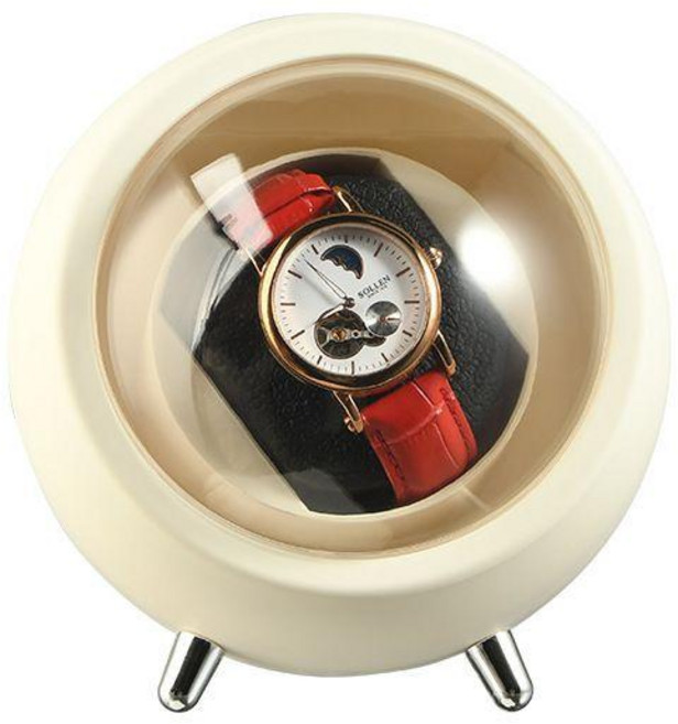 워치와인더 자동시계보관함 오토메틱 케이스 박스 저소음 보관 탁상용 1구 휴대용