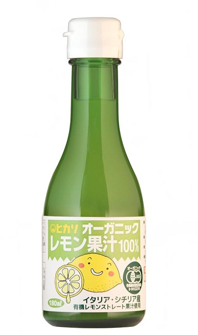 광식품 오가닉 레몬즙 180ml
