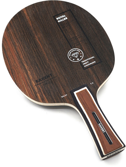 이켄트 로얄킬러(FL 그립) 탁구 라켓 쉐이크핸드 선수용 탁구채 라켓, 1개