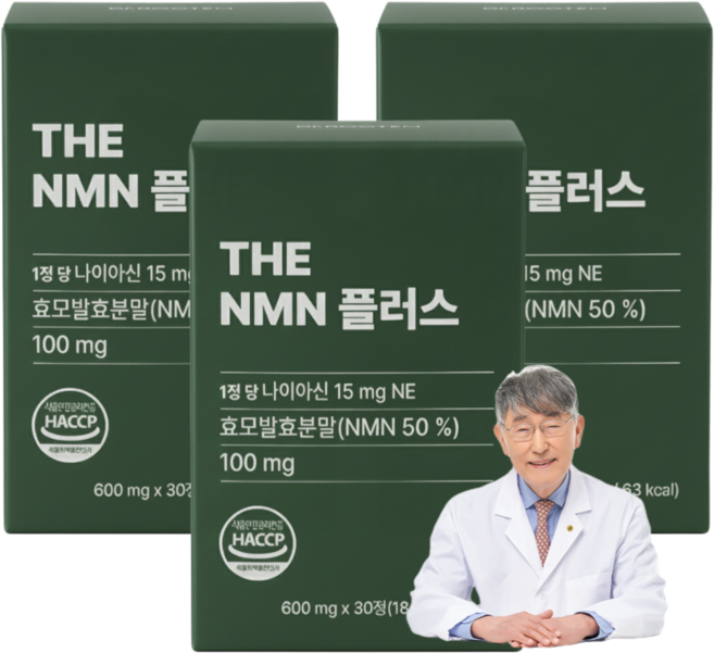 이시형NMN 1500mg 고순도 미국산 NAD+ 이시형 박사 항노화 활력 에너지 케어 라이프플러스, 3박스, 30정