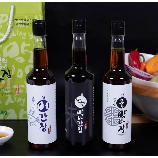 자연발효 프리미엄 양파간장 맛있는 고기소스 인생소스 맑은국 양파장 맛간장 어간장 3종 웰빙요리 필수 만능간장, 감칠맛 어간장290g, 1개