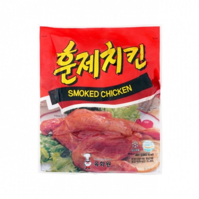 육화원 이푸드 훈제치킨 7호, 13개, 480g