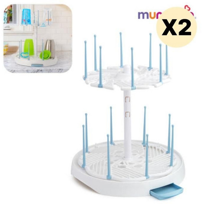 스엔코샵 젖병건조대 솔보관대 컵 건조기 먼치킨 X 2p