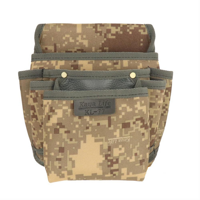 가야라이프 못주머니(국방색/소) KL-77 /240x230x70mm, 1개