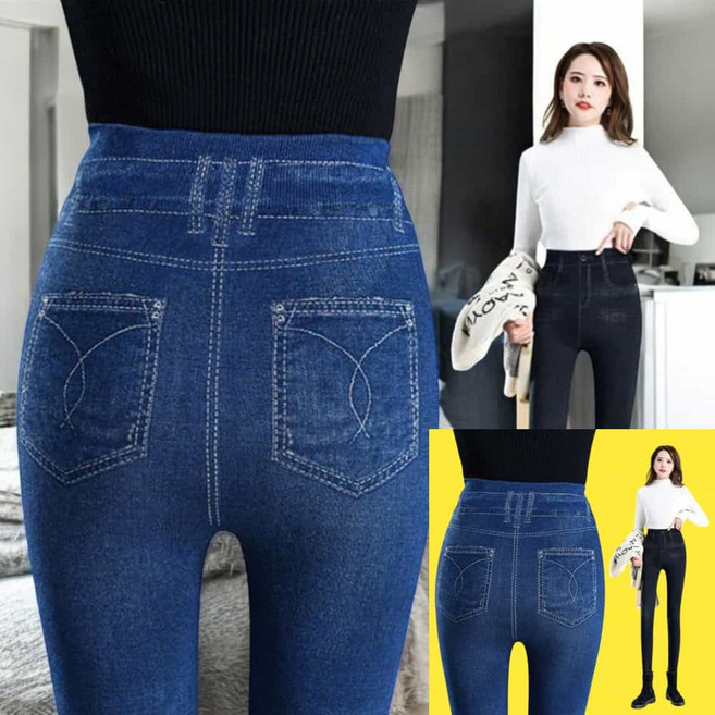 다리가 예뻐보이는 슬림핏 데님 여성 레깅스 레깅스팬츠 레깅스바지 데님레깅스 청바지레깅스