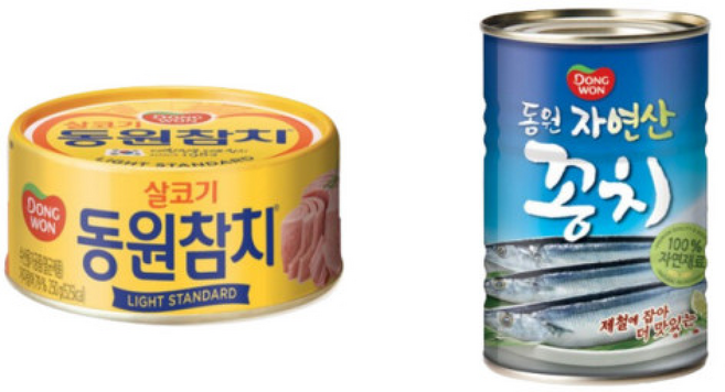 동원 라이트스탠다드참치 +꽁치, 3개, 250g