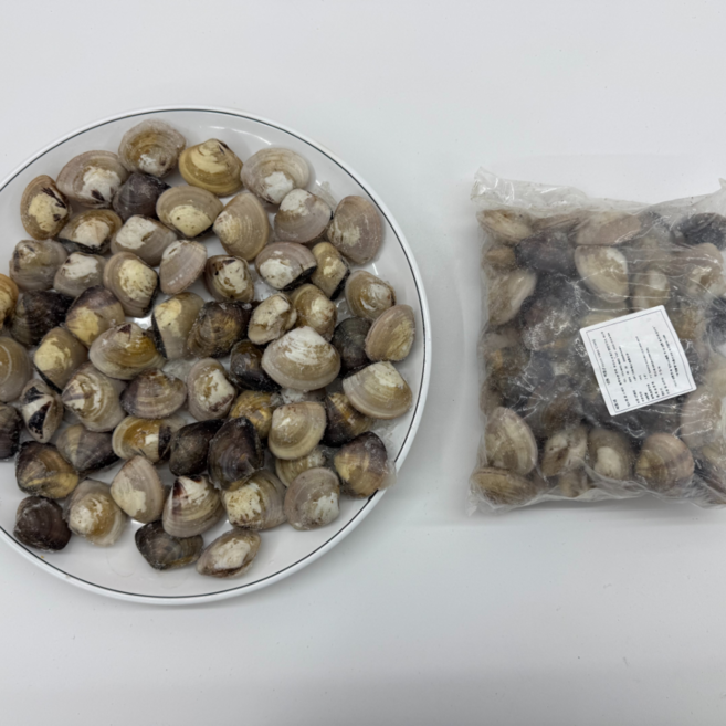 호진이네 백합조개 해감된 급냉 백합 조개찜 탕 봉골레 파스타, 1개, 1kg