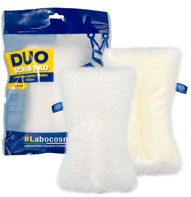 마프라 라보코스메티카 듀오 스크럽 패드 실내세정 실내내부청소 가죽세정, 화이트, 1개