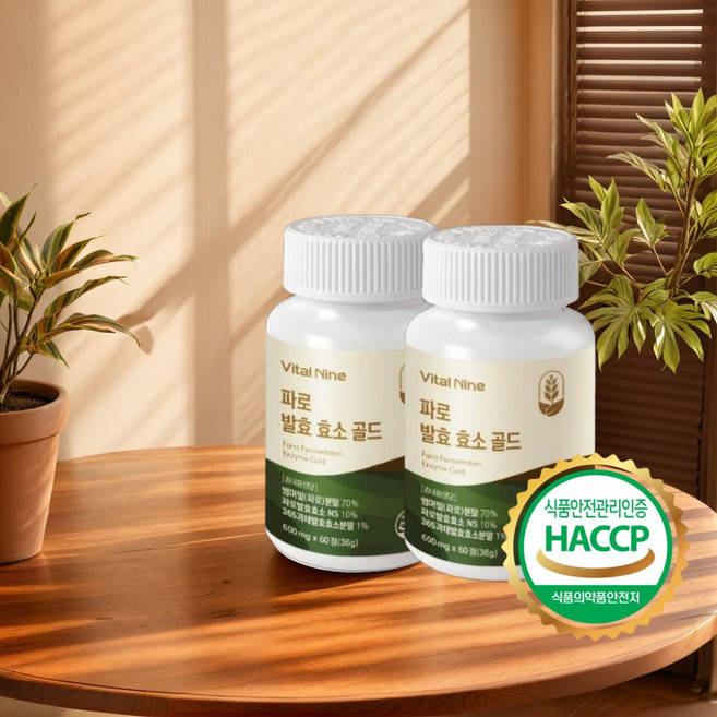 이탈리아 파로 발효 효소 골드 혈당 600mg x 60정, 2개, 60회분