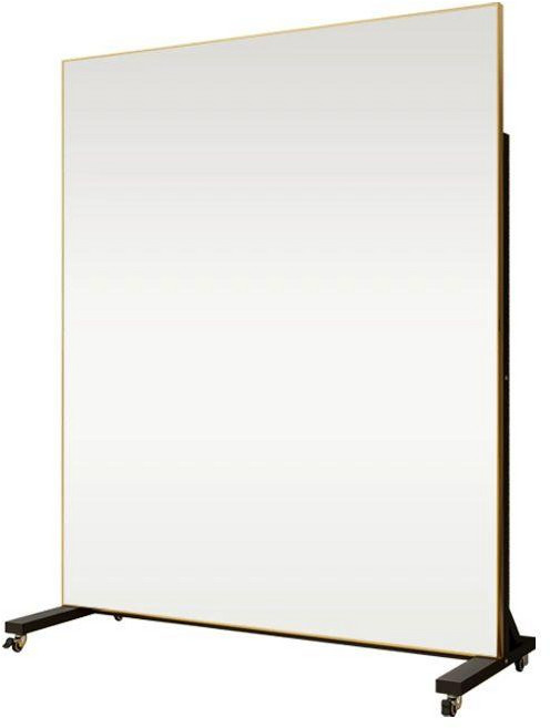 이동식 헬스장거울 필라테스 와이드 전신거울 스탠드형 요가 홈트레이닝 미러, 높이 178x100 폭 방폭