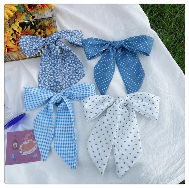 [4종1세트]릴리아르 도트무늬 쁘띠 여성스카프