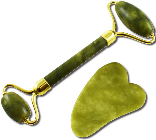 해리 옥 괄사 마사지 + 롤러 세트, 혼합색상, 1세트