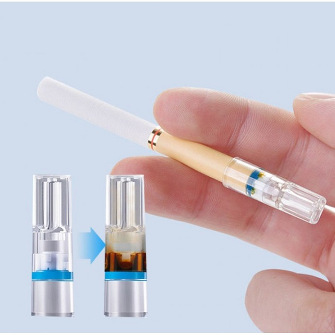 담배파이프 금연보조 담배필터 홀더 냄새감소 100P