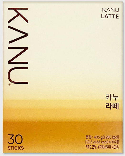 카누라떼 12g 30T X 2 (사무실 커피), 30개입