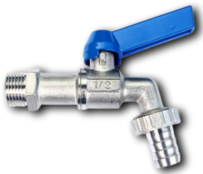 동파방지 야외노출 레버형 수도꼭지 볼밸브수도꼭지 15A, 1개