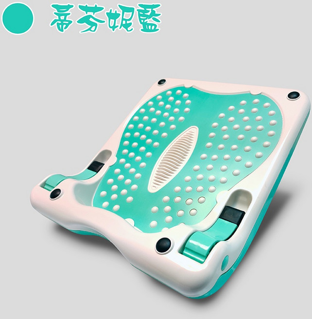 【100% 台灣製造】拉筋板 2IN1 美腿 護脊 SGS 認證 復健按摩 腳底筋膜炎 拉筋, 日本版, 蒂芬妮藍