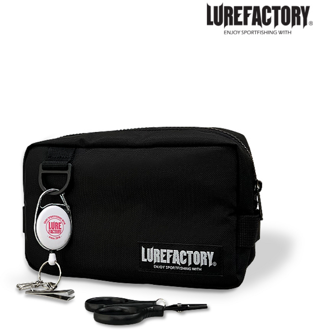 루어팩토리 LFB-24 가로형 팽창식구명복 허리백 포켓파우치 보조가방