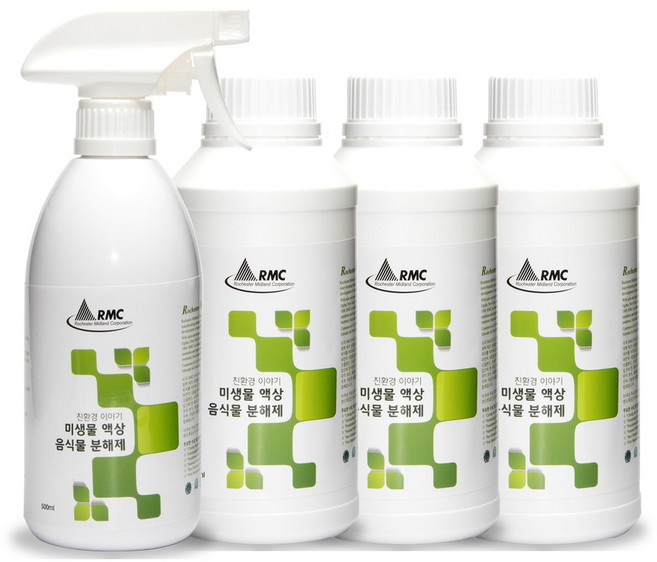 친환경 액상미생물 음식물분해제 싱크대 부착처리기 분쇄기 공용호환제품 악취 막힘예방 (특가상품 본품3개+스프레이1개), 1개