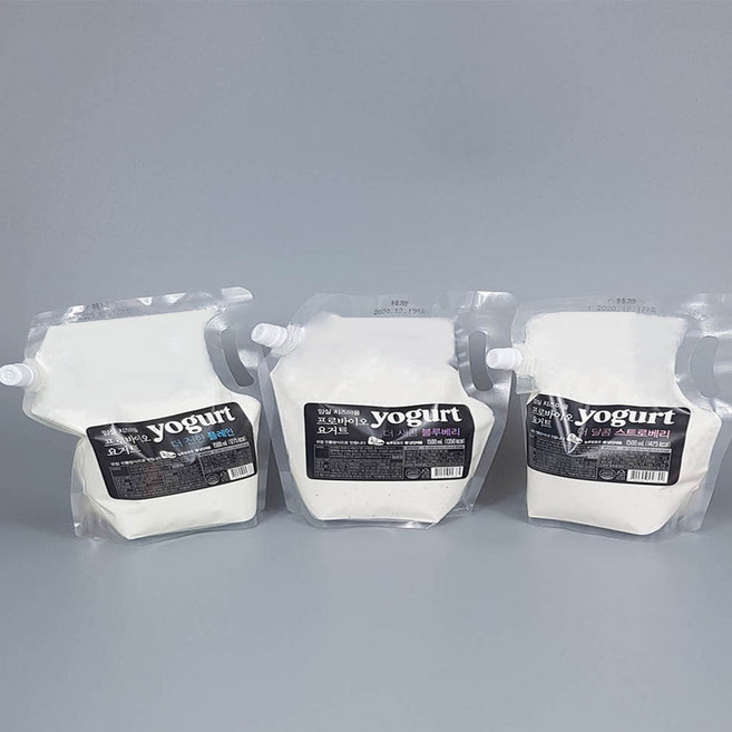 임실치즈마을 프로바이오 요거트 1500ml 플레인 스트로베리 블루베리 숲골, 더 진한 플레인 1.5리터