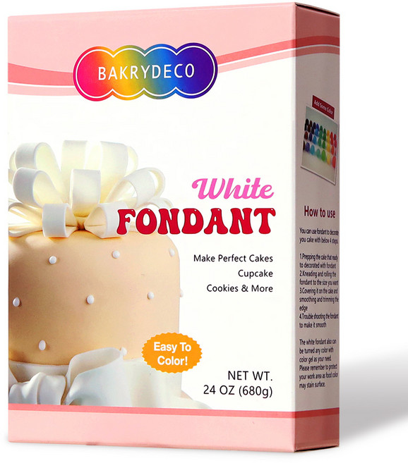 베이크리데코 슈가폰던트 슈가페이스트, 베이크리데코 슈가폰던트 680g, 680g, 1개