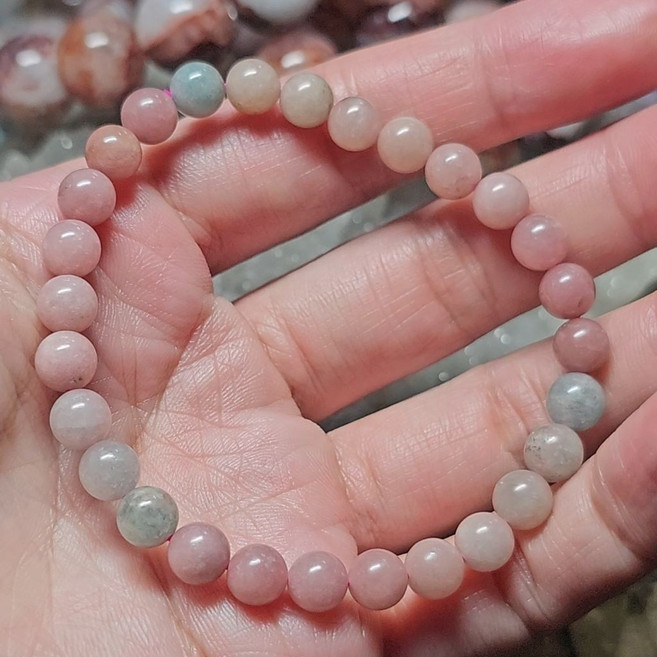 灵石有約 彩虹碧璽手鍊 6.2mm 手圍16