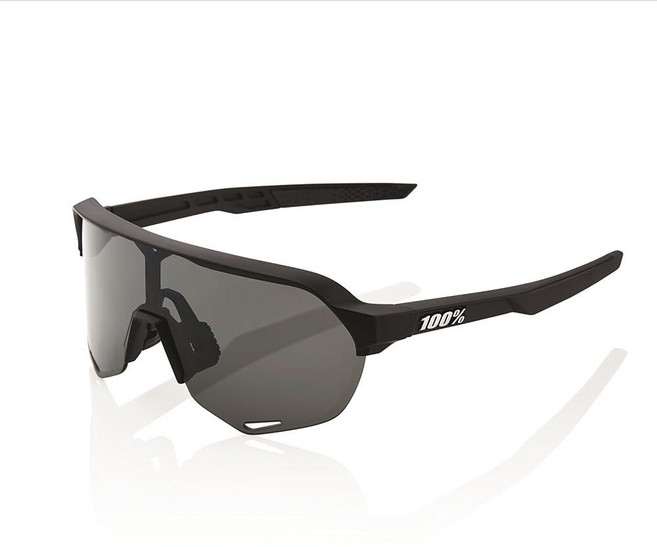 100% S2 스포츠 퍼포먼스 사이클링 선글라스 (소프트 택트 블랙 - 스모크 렌즈) 289099, 100% S2 스포츠 퍼포먼스 사이클링 선글라스 (소프