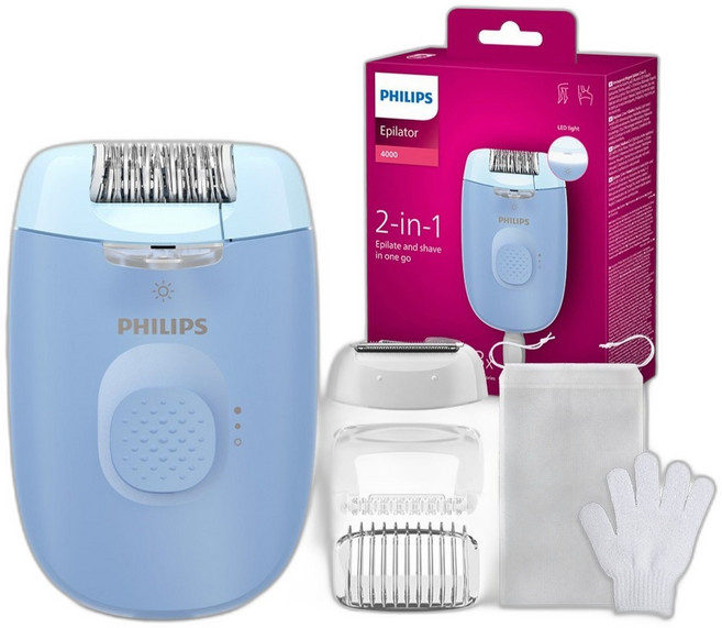 필립스 코리아 4000 샤티넬 에센셜 모근제거기, BRE247/00