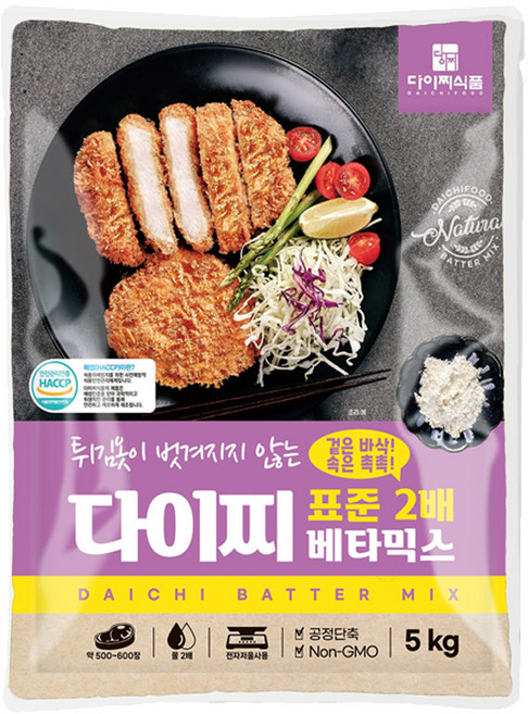 도매 한박스 다이찌 돈까스 표준2배 밧타믹스 베타믹스 5kg, 3개