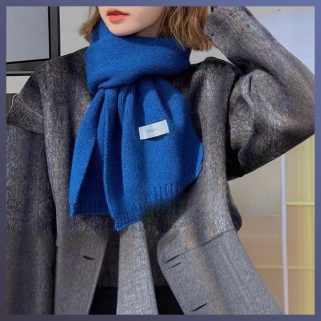 미르자 니트 목도리 남성 여성