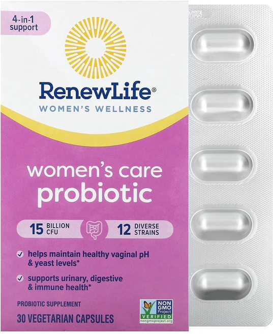 Renew Life 우먼스 케어 여행용 Ultimate Flora 프로바이오틱 150 억 생균 30 식물성 캡슐, RenewLife우먼스케어여행용UltimateFlora, 1개, 30정 - 쿠팡