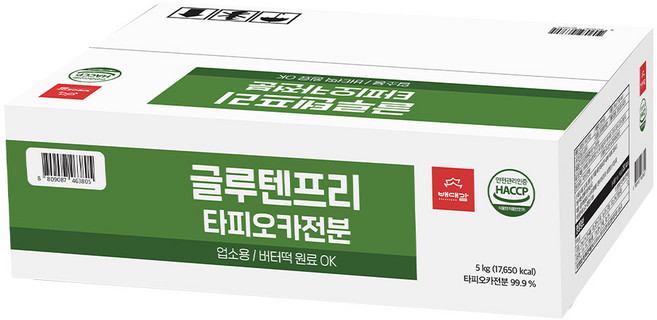 업소용 대용량 버터떡 타피오카전분, 1개, 5kg
