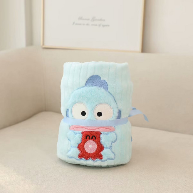 코랄플리스 담요 휴대용 보온 낮잠 미니 담요