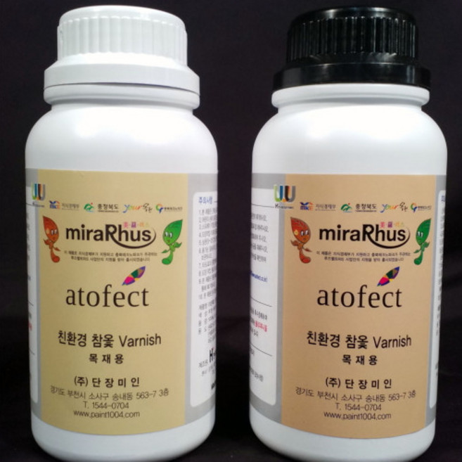 친환경 아토펙트 옻칠, 1개, (진갈색)옻칠 500ml
