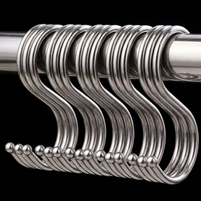 osshop 에스자 s자 고리 30개 다용도 걸이, 대형