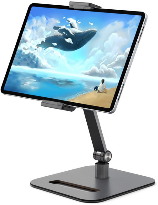 락스탠드 3관절 마운트 고강도 유튜브 핸드폰 태블릿 대형 거치대 블랙