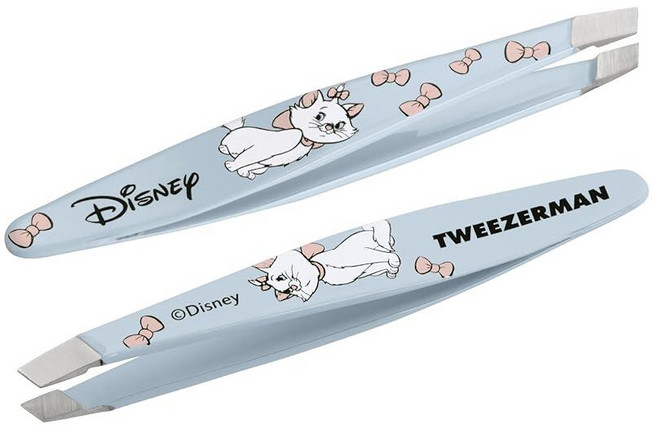 Tweezerman 아마존 독점 이브닝 블루 미니 사선 족집게 사용 불가 1개입, 아리스토캣