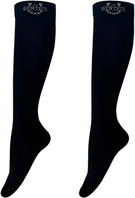 [젠트릭스 공식]Gentrix프리미엄 승마양말 기능성 승마니삭스 통기성 좋은 스포츠양말 필라테스양말 골프양말 요가양말 230~290mm프리사이즈 MADE IN KOREA 국내생산, 1개, 블랙